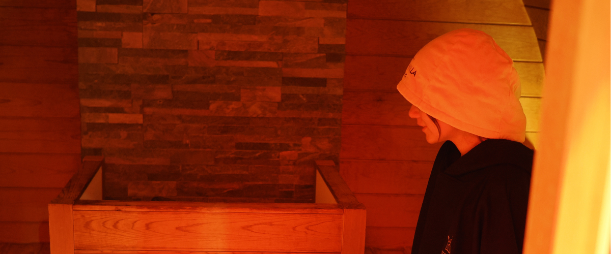 「COCO VILLA sauna」のサウナルーム設備を紹介