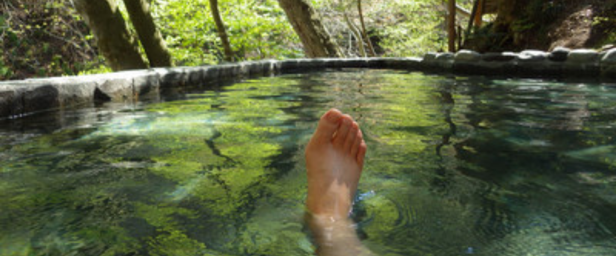 草津温泉の朝サウナと外気浴
