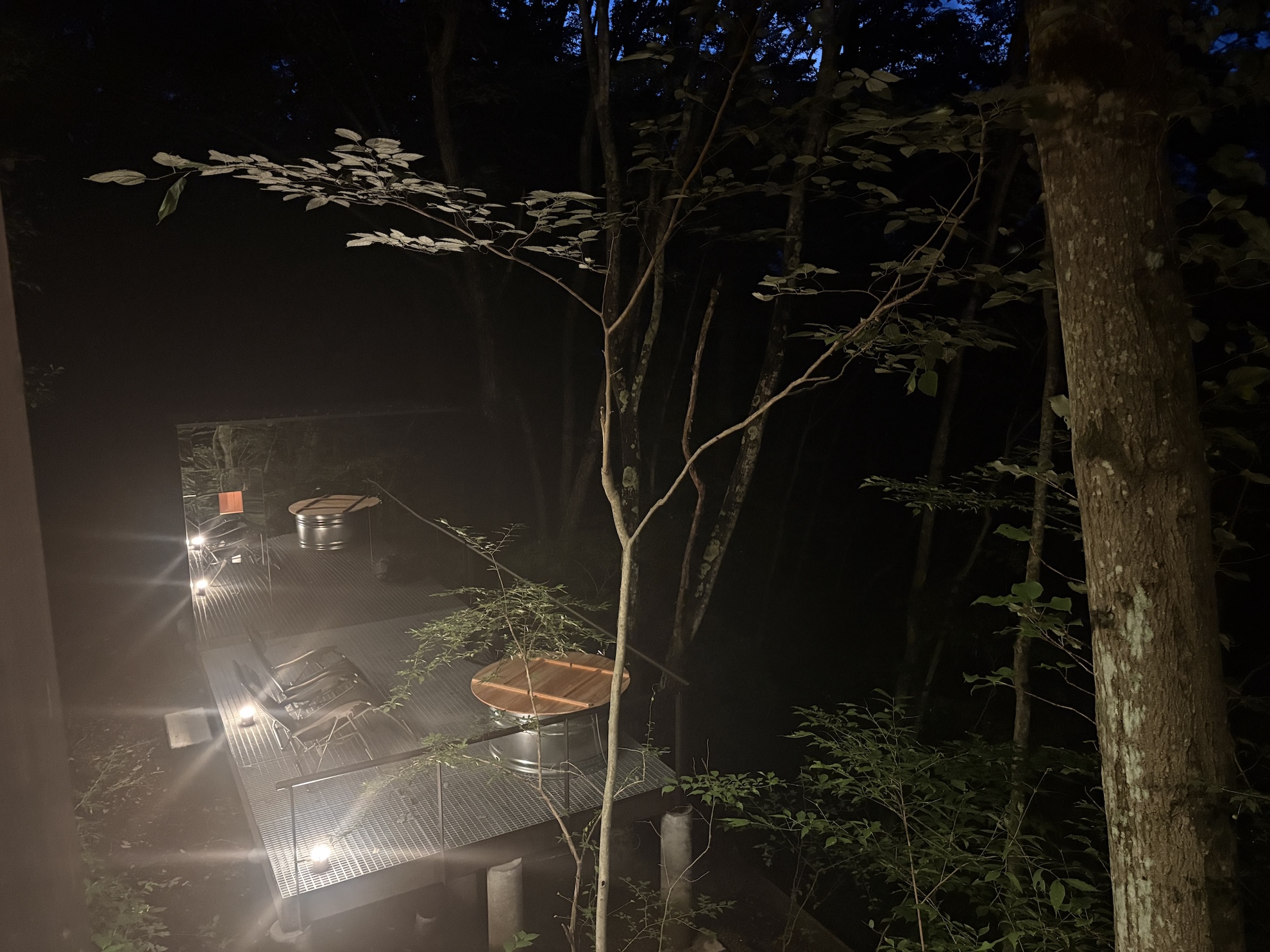 「COCO VILLA 浅間高原」の夜
