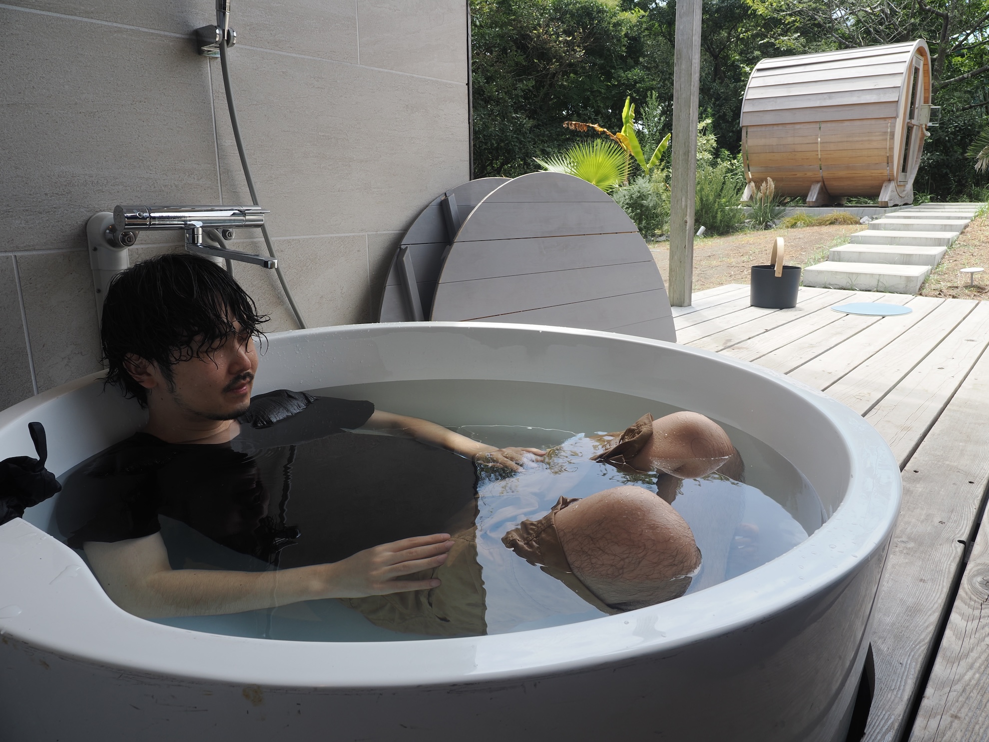 (2)水風呂|季節ごとの水温を楽しむ専用水風呂2
