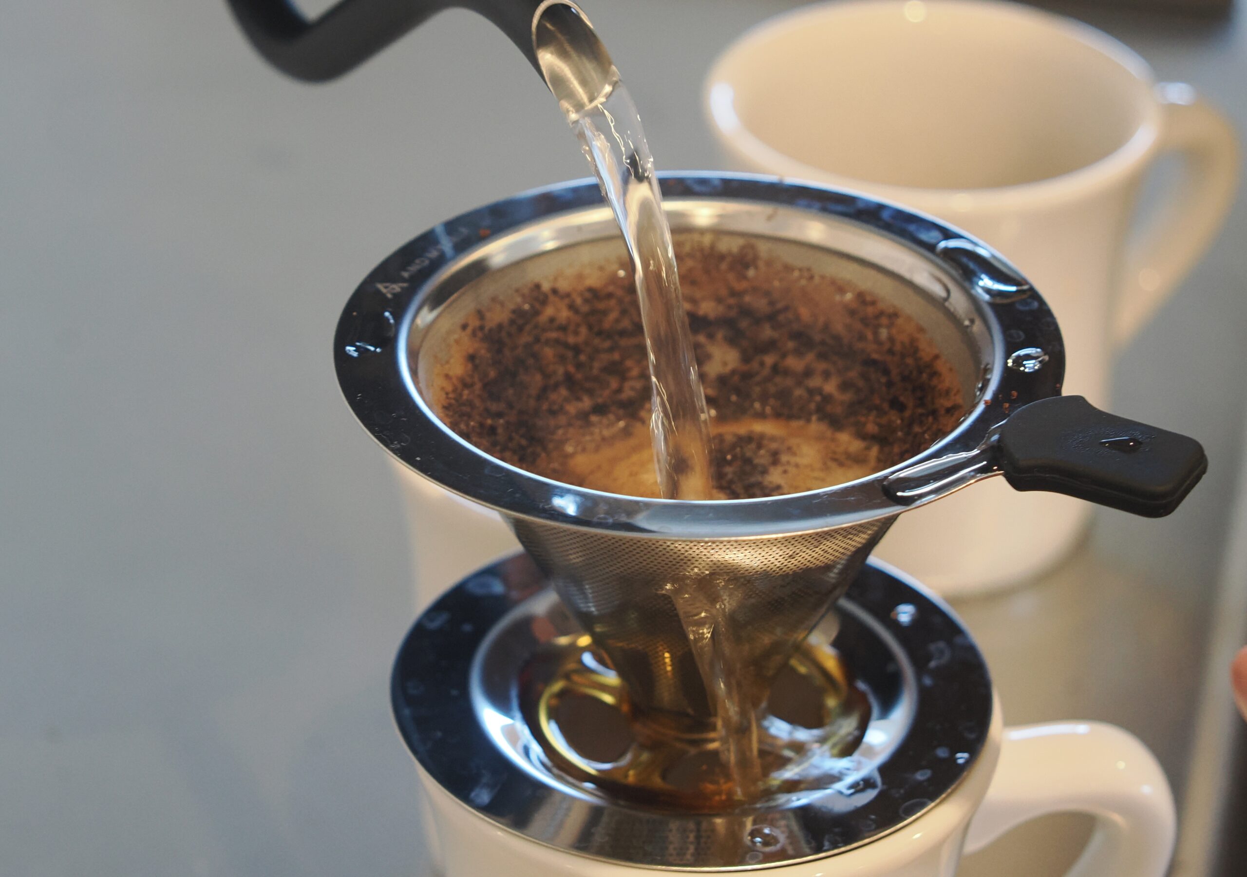 コーヒーを楽しむ