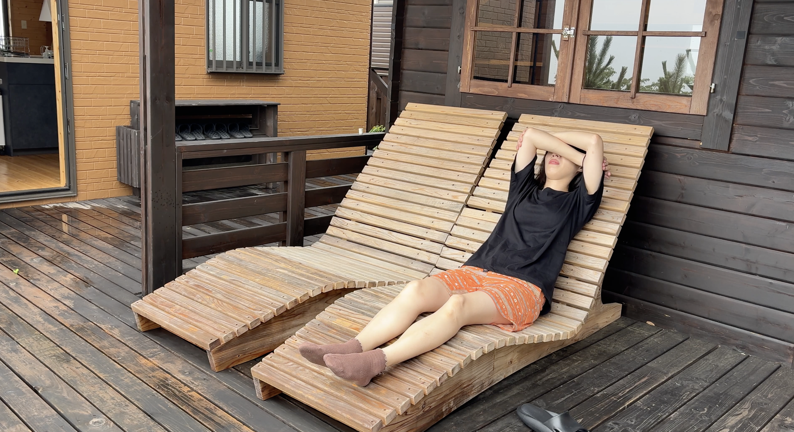 COCO VILLA 南熱海　の外気浴チェア