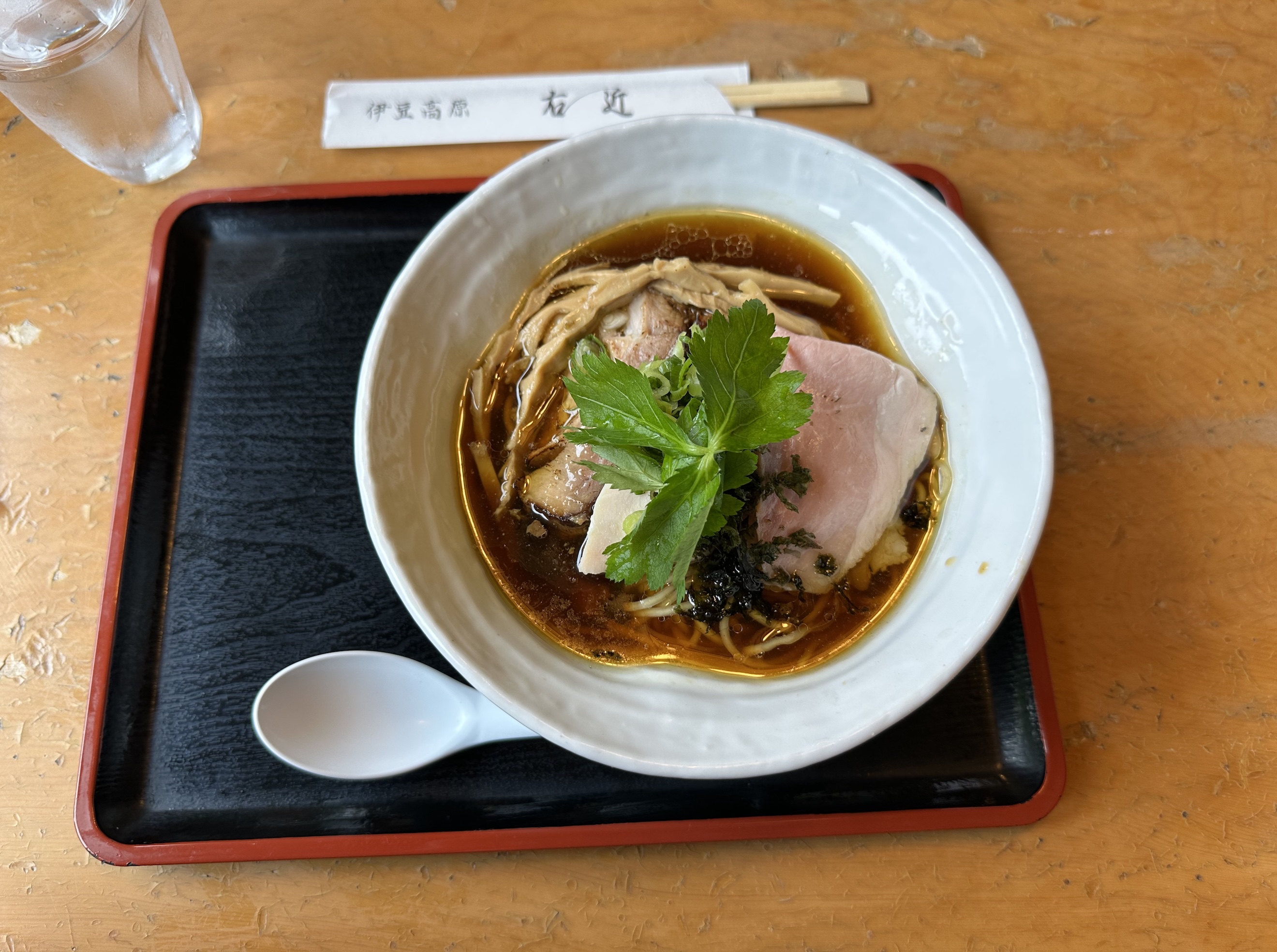 伊豆高原でランチ、こだわりのラーメンを堪能
