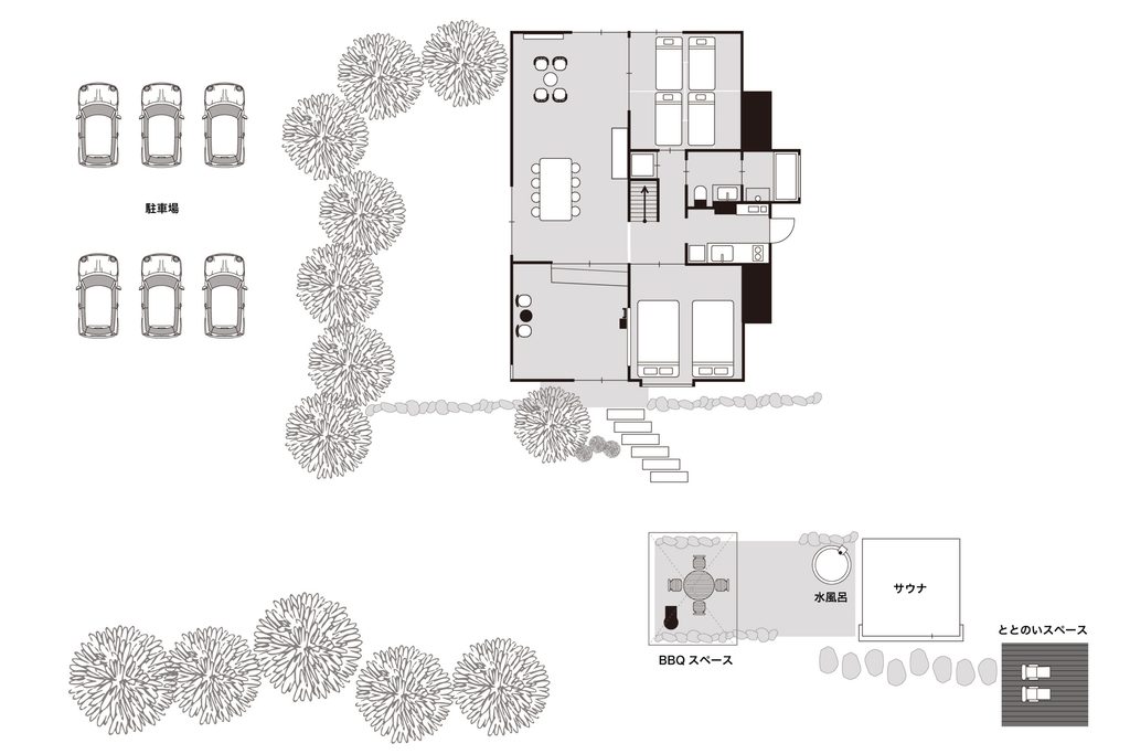 COCO VILLA 伊豆赤沢　間取り図 2